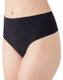 B.tempt'd By Wacoal B.Bare Hi Waist Thong 979267 -Underline Fashion Store 979267 BK S