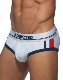 Addicted Sport Mesh Brief AD738 -Underline Fashion Store AD738 C01L