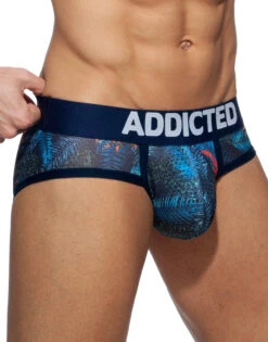 Addicted 3- Pack Tropical Mesh Brief Push Up AD889P -Underline Fashion Store AD889 C09R