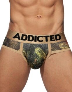 Addicted 3- Pack Tropical Mesh Brief Push Up AD889P -Underline Fashion Store AD889 C12F