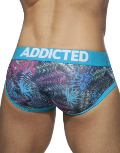 Addicted 3- Pack Tropical Mesh Brief Push Up AD889P -Underline Fashion Store AD889 C16B