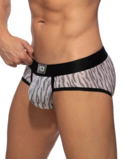 Addicted Tiger Print Brief AD972 -Underline Fashion Store AD972 C11L