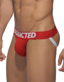 Addicted Men's My Basic Jock AD469 -Underline Fashion Store Addicted AD469 Red C06 B 3