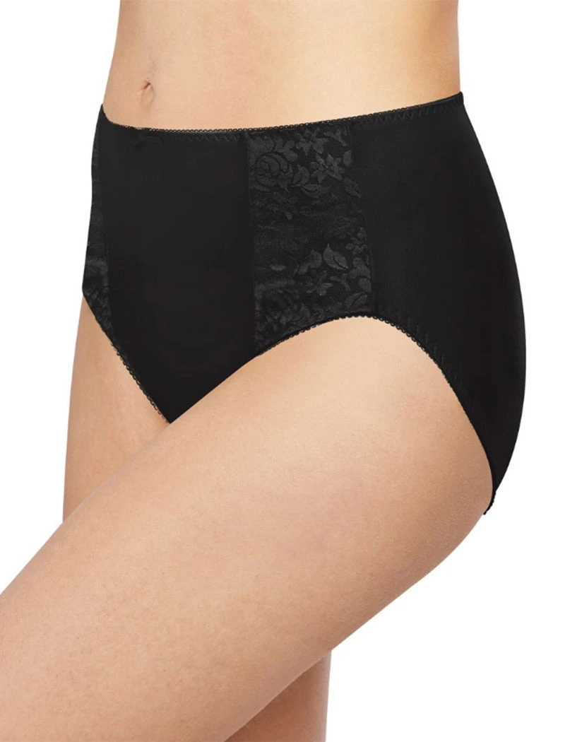 Bali Double Support Moisture Wicking No Show Hi Cut Brief Panty DFDBHC 2 Bali Double Support Moisture Wicking No Show Hi Cut Brief Panty DFDBHC - Image 2