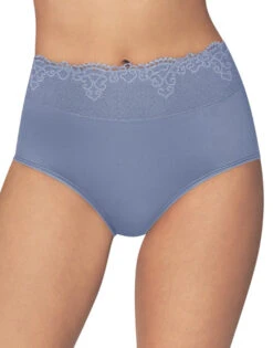 Bali Passion For Comfort Lace No Show Brief Panty DFPC61 -Underline Fashion Store Bali DFPC61 Chaeteau Blue B copy