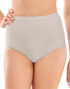 Bali Full-Cut Fit Stretch Brief Panty DF2324 -Underline Fashion Store Bali 2324 Grey Sky Heather B 1