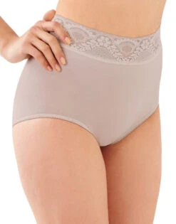 Bali Lacy Skamp Brief Panty DF2744 -Underline Fashion Store Bali 2744 Rosewood B