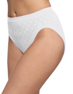Bali Comfort Revolution Microfiber Hi Cut Brief DF303J -Underline Fashion Store Bali 303J White Diamond B