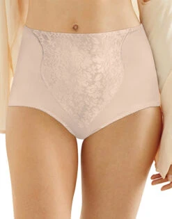 Bali Light Control Lace Panel Brief 2-Pack DFX372 -Underline Fashion Store Bali DFX372 SoftTaupe B