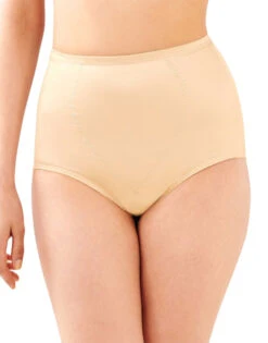Bali Body Tummy Panel Brief Panty With Moderate Control 2-Pack DFX710 -Underline Fashion Store Bali X710 Light Beige B
