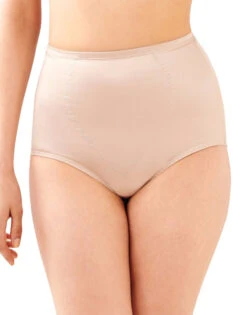 Bali Body Tummy Panel Brief Panty With Moderate Control 2-Pack DFX710 -Underline Fashion Store Bali X710 Nude B