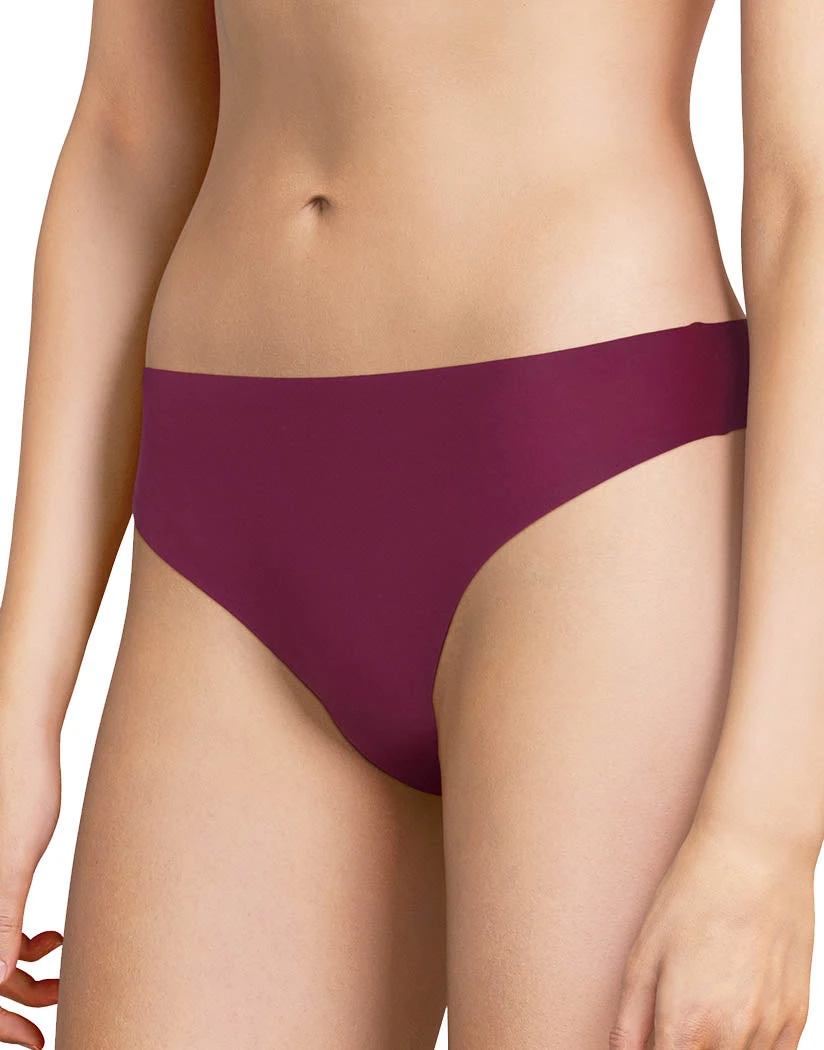 Chantelle Soft Stretch One Size Seamless Thong Grenadine/ Myrtle Blue 2649 1 Chantelle Soft Stretch One Size Seamless Thong Grenadine/ Myrtle Blue 2649