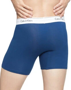 Calvin Klein Modern Cotton Stretch Boxer Brief 3-Pack NB2381 -Underline Fashion Store CKM NB2381 LAKECRESTBLUE GREYHEATHER TAPESTRYTEAL B 2
