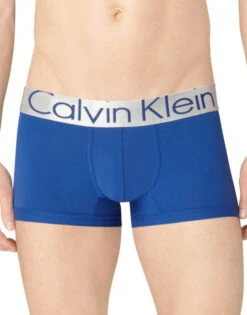 Calvin Klein 3-Pack Steel Micro Low Rise Trunk NB1656 -Underline Fashion Store CKM U2716 DarkMidnight B