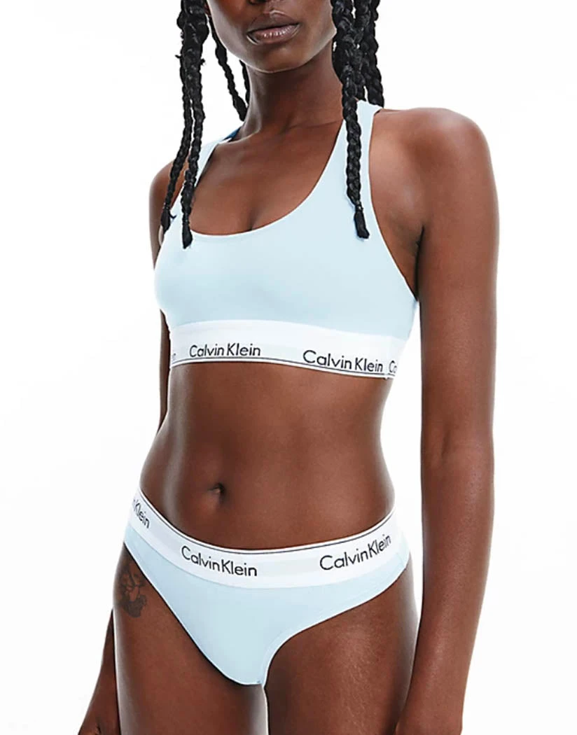 Calvin Klein Modern Cotton Thong Rain Dance F3786 2 Calvin Klein Modern Cotton Thong Rain Dance F3786 - Image 2