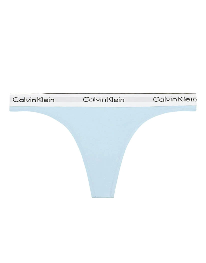 Calvin Klein Modern Cotton Thong Rain Dance F3786 4 Calvin Klein Modern Cotton Thong Rain Dance F3786 - Image 4