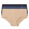 Calvin Klein Women Invisibles Hipster Panty 3 Pack Speakeasy/Light Caramel/Black QD3559