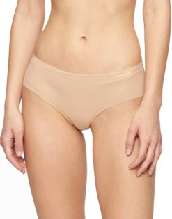 Calvin Klein Women Invisibles Hipster Panty 3 Pack Speakeasy/Light Caramel/Black QD3559 -Underline Fashion Store CKW QD3559 Speakeasy Caramel Black B 3