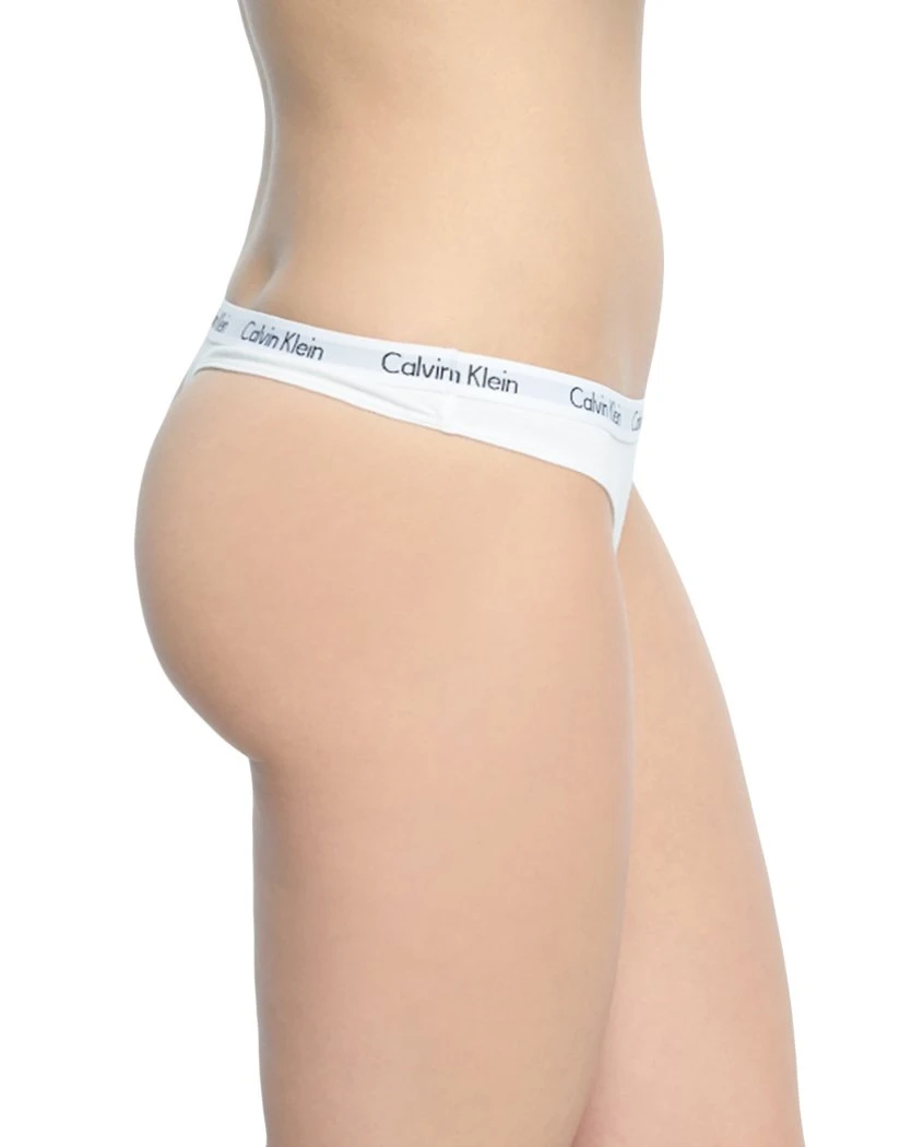 Calvin Klein Women 3-Pack Carousel Thong Black/White/Grey QD3587 3 Calvin Klein Women 3-Pack Carousel Thong Black/White/Grey QD3587 - Image 3