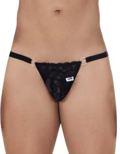 Candyman Peekaboo Lace Bikini 99503 -Underline Fashion Store CandyMan 99503 Black B 1