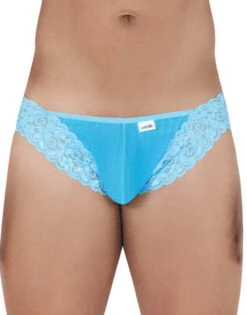Candyman Mesh-Lace Thong 99506 -Underline Fashion Store CandyMan 99506 Turquoise B 1
