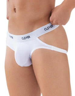 Clever Venture Jockstrap 0879 -Underline Fashion Store Clever 0879 White 1.jpg 2
