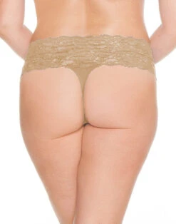 Cosabella Never Say Never Lovelie Thong Plus Size NEVER0341P -Underline Fashion Store Cosabella NEVER0341P Blush B 2