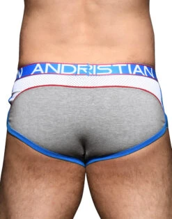 Andrew Christian Almost Naked Retro Boxer 92274 -Underline Fashion Store Dec 92274Boxer Grey05