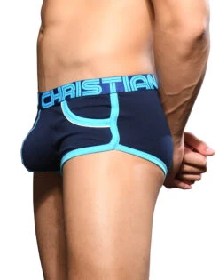 Andrew Christian Show-It Retro Pop Pocket Boxer 92277 -Underline Fashion Store Dec 92277Boxers Navy02