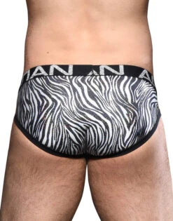 Andrew Christian Metallic Zebra Brief W/ Almost Naked 92292 -Underline Fashion Store Dec 92292Brief05