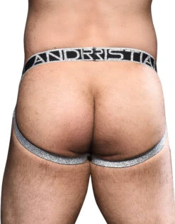 Andrew Christian Glam Plush Stripe Brief W/ Almost Naked 92320 -Underline Fashion Store Dec 92320Jock04