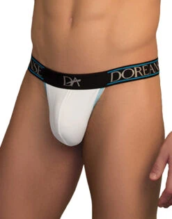 Doreanse Men's Ergo Pouch Thong 1334 -Underline Fashion Store Doreanse 1334 White B 1