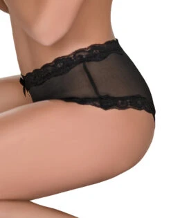 Exposed Mesh 3-Pack Panties G3PK112 -Underline Fashion Store Exposed G3PK112 Black B 6