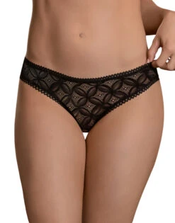 Exposed Geo Lace Peek-a-Boo Back Panty M154