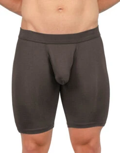 Obviously EliteMan 9 Inch Boxer Brief F01 -Underline Fashion Store F01 1B Front