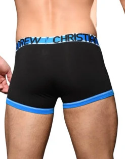 Andrew Christian Almost Naked Cotton Boxer 92360 -Underline Fashion Store Feb 92360Boxer Black05