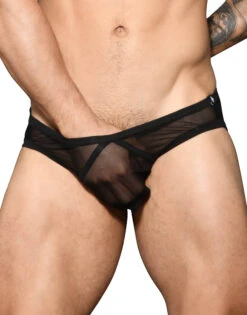 Andrew Christian Boy Brief Mesh 3-Pack W/ Almost Naked 92365 -Underline Fashion Store Feb 92365Brief Black06