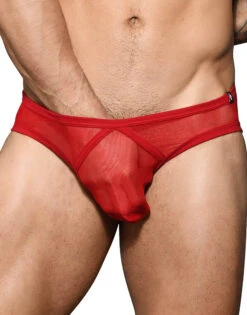 Andrew Christian Boy Brief Mesh 3-Pack W/ Almost Naked 92365 -Underline Fashion Store Feb 92365Brief Red06
