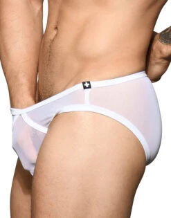 Andrew Christian Boy Brief Mesh 3-Pack W/ Almost Naked 92365 -Underline Fashion Store Feb 92365Brief White03