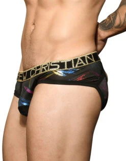 Andrew Christian Metallic Eclipse Brief W/ Almost Naked 92381 -Underline Fashion Store Feb 92381Brief03