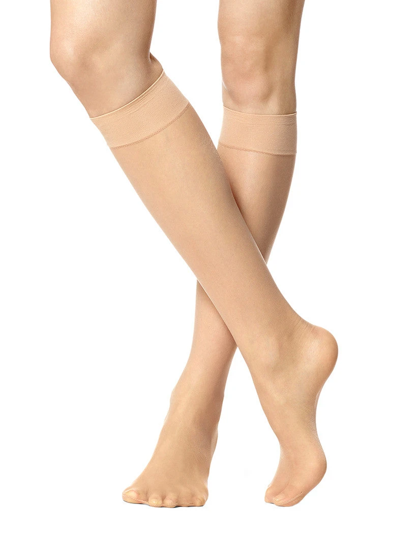 HUE Sheer Knee Hi 2 Pair Pack Hosiery 2 HUE Sheer Knee Hi 2 Pair Pack Hosiery - Image 2