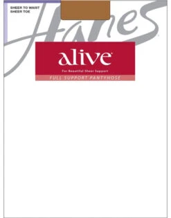 Hanes Women Alive Full Support Sheer To Waist Pantyhose 811 -Underline Fashion Store HanesWomen 811 SouthPacific FLAT