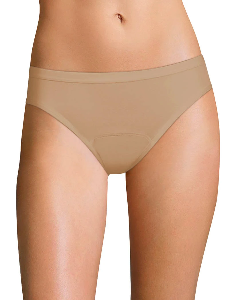 Hanes Women's Comfort Period.™ Bikini Period Underwear Light Leaks FD42AS 2 Hanes Women's Comfort Period.™ Bikini Period Underwear Light Leaks FD42AS - Image 2