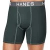 Hanes Men Ultimate Comfort Flex Fit Ultra Soft Cotton/Modal Boxer Briefs Assorted Colors 4-Pack UFBBA4