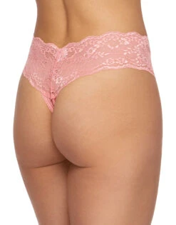 Hanky Panky American Beauty Rose Natural Rise Thong 1C1511 -Underline Fashion Store Hanky Panky 1c1511 Pank Parfait B
