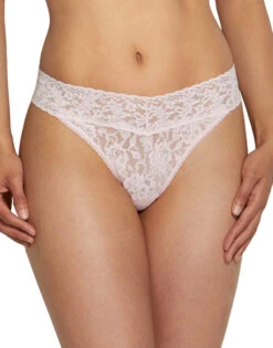Hanky Panky 5 Pack Signature Lace Original Rise Thong 4811FPK -Underline Fashion Store Hanky Panky 4811 blisspink B 1