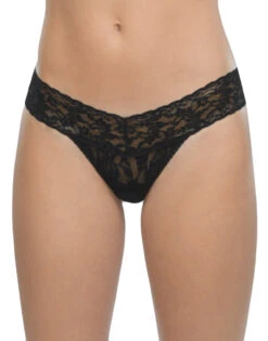 Hanky Panky 3 Pack Signature Lace Low Rise Thong 49113PK -Underline Fashion Store Hanky Panky 491133PK Black B