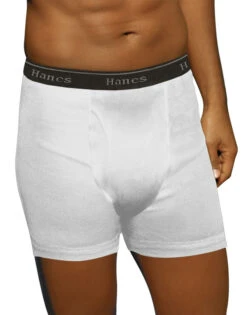 Hanes Men Tagless No Ride Up 2-Pack Big Boxer Brief 7690W2