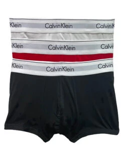 Calvin Klein Modern Cotton Stretch Low Rise Trunk 3-Pack NB1085