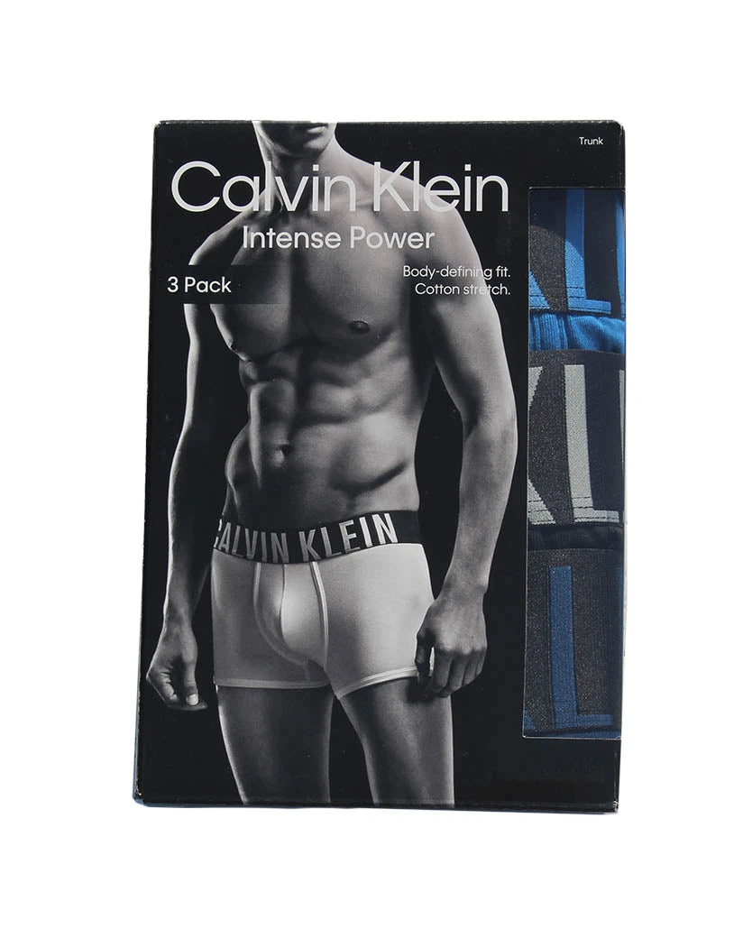 Calvin Klein Intense Power Cotton Trunk 3-Pack NB2596 2 Calvin Klein Intense Power Cotton Trunk 3-Pack NB2596 - Image 2